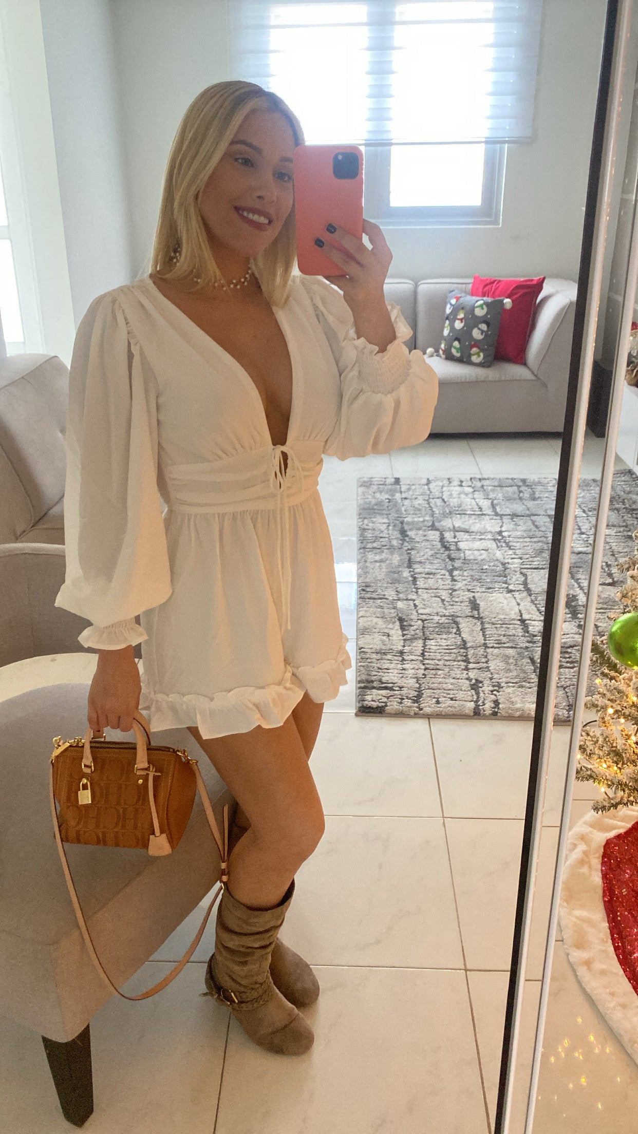 White Romper